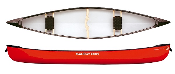 mad river explorer top and side view in red