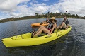 Effortless cruising on calm waters on the Hobie Oasis Doible Pedal Kayak