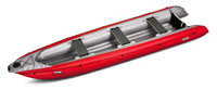 Red Gumotex Ruby inflatable canoe