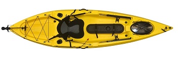 Fishing Pro 10 Angling Kayak in Yellow