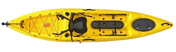 Fishing Pro 12 Angling Kayak in Yellow