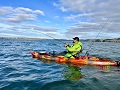 Andrew on the Moken 12-5 V2 kayak fishing