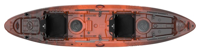 Vibe Kayaks Yellowfin 130t in Wildfire