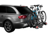 Bike loaded on the Thule VeloCompact 2 cycle carrier