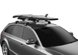 Thule SUP Taxi loaded on car