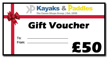 kayaks and paddles gift voucher