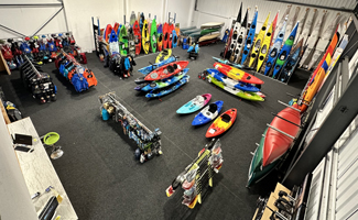 Kayaks & Paddles Plymouth Showroom
