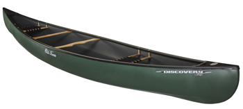 Old Town Discovery 169 Canoe in green