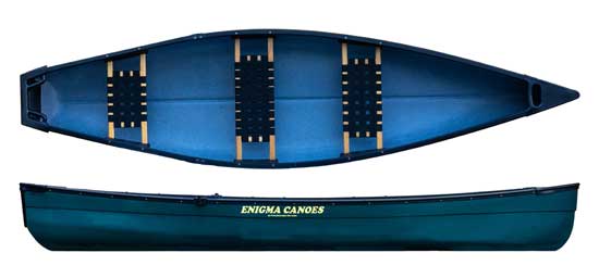 Enigma Canoes Square Stern 126 Open Canoe