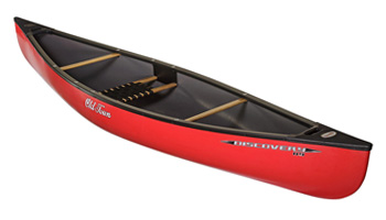 Old Town Discovery 119 Canoe in Red