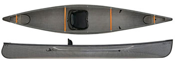 Swift Canoes Kevlar Fusion With Carbon Kevlar Trim Pack 12.6 Solo Pack Boat Open Canoe With Kayak Seat