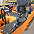 Railblaza Camera Mount R-Lock fitted to a fishing kayak