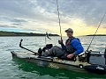 Liam Fishing from the Hobie Outback kayak