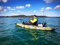 Fishing from the Hobie Outback kayak