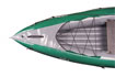 Rear storage well on the Gumotex Halibut inflatable fishing kayak