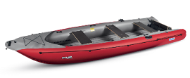 Red Gumotex Ruby XL inflatable canoe