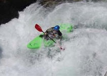 White water kayak paddles