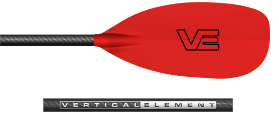 VE Glass Creeker Paddles Glass and Carbon Shaft