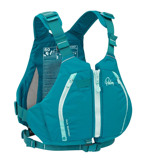 Palm Peyto Womens touring buoyancy aid in Teal
