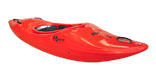 Riot Thunder 65 white water kayak in red