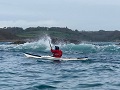 Norse Idun sea kayak in swell