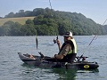 Fishing on the Enigma Cruise Angler Kayak