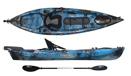 Enigma Kayaks Fishing Pro 10 Sit On Top Kayak Package Deal