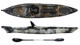 Enigma Kayaks Fishing Pro 12 Sit On Top Kayak Package Deal