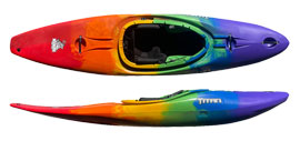 Titan Nymph Half-Slice White Water Kayak