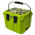 Lime camo feelfree 25l waterproof cooler box