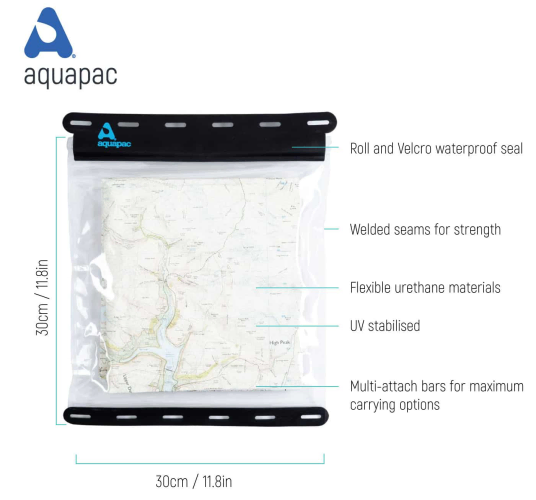 aquapac map case for kayaking, canoeing and hiking