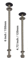 Canoe bolt fitting
