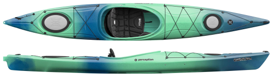 perception carolina mid sized touring kayak 