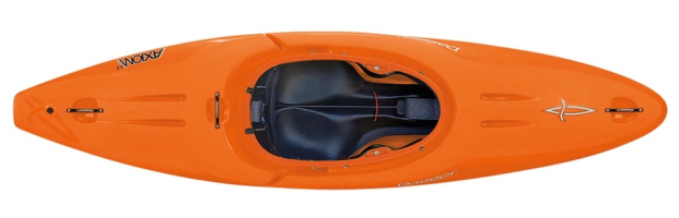 Dagger Axiom Club Spec river running kayak in orange
