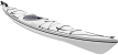 Delta 15.5 GT lightweight kayak for day or multi-day trips Colour Swatch