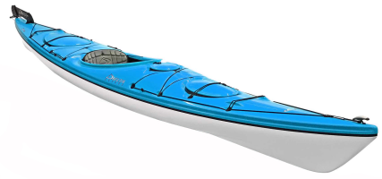 Deltas 15.5GT lightweight kayak in blue
