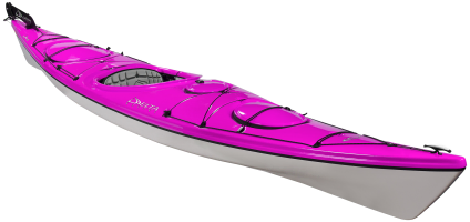 Delta 15S touring kayak in limited edition magenta 