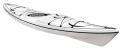 Delta 12.10 Touring kayak in White Colour Swatch