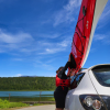 Delat Kayaks 15S is a lightweight kayak so easy to load on top of a car