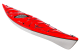 Delta 16 touring kayak in Cherry Red Colour Swatch