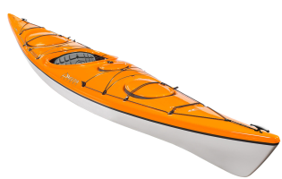 Delta kayaks 16 versatile tourer in Sunset Orange