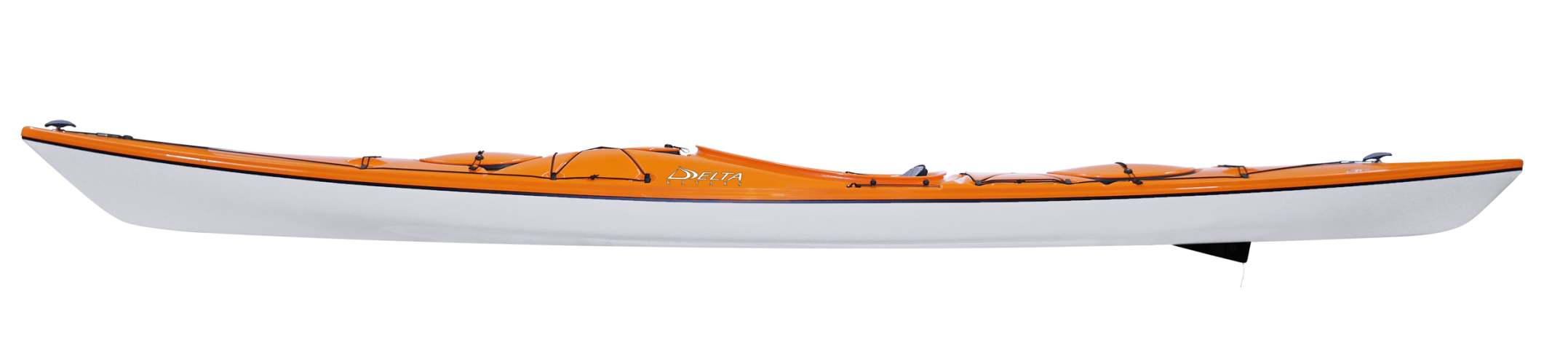 Delta Kayaks 17 performance touring sea kayak showing the standard option with skeg 