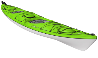 Lime Green Delta Traverse 17-5T double touring kayak