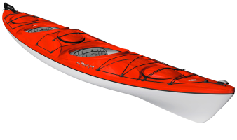 Cherry Red Delta Traverse 17-5T Two Seater Sea Kayaks