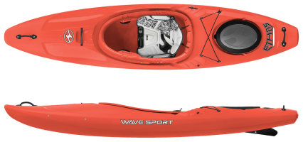 9ft short crossover kayak made in the UK in flare