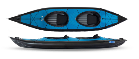 Swing 2 Tandem Inflatable Kayak with Covered Deck