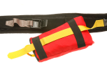 Little Fish comes with loops for attaching to waistbelts 