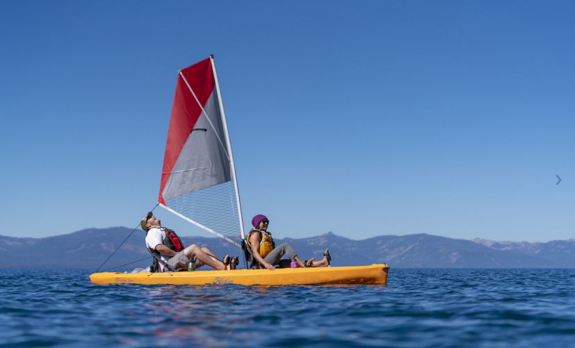 hobie compass duo with optional sail kit fitted 