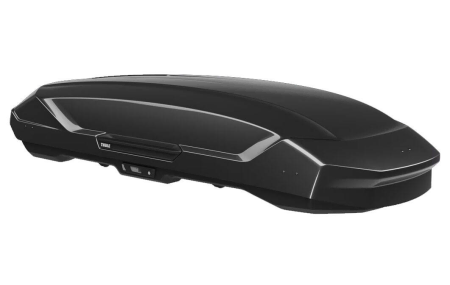 hule Motion 3 - XXL - Black Glossy Large Roof Top Box Perfect For Big Cargo & Vehicles 