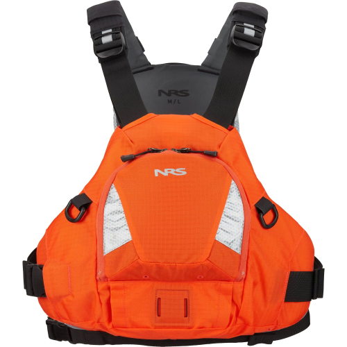 NRS Ninja Offshore sea kayaking buoyance aid in Flare colour